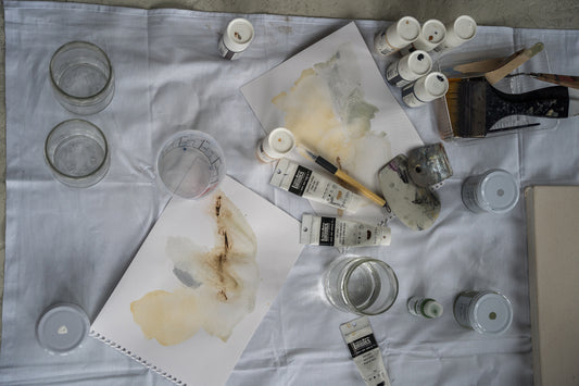 My studio: Paints