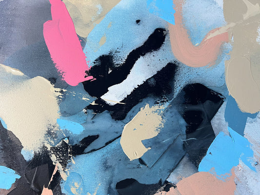 Racing Thoughts: Finding Beauty in Chaos Through Abstract Art